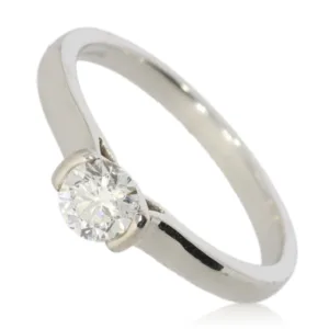 a diamond ring with a white background