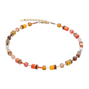 a necklace with colorful beads